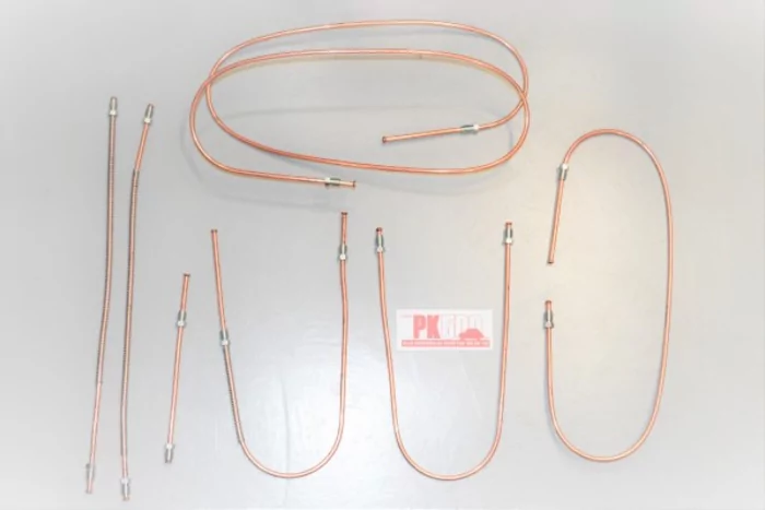 Remleidingset koper origineel Fiat500Gia