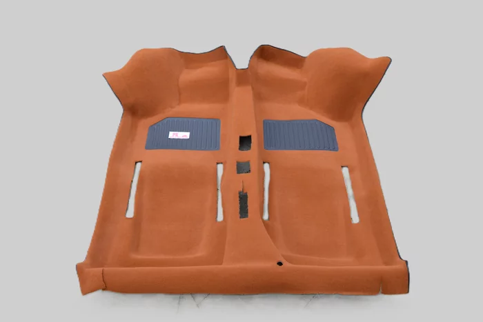Tapijt 1-delig oker 2 vlakken Fiat500 - Fiat126