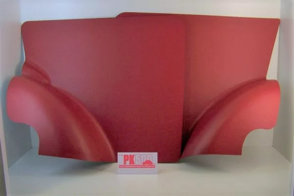 Set achterpanelen amalfi rood Fiat500FR