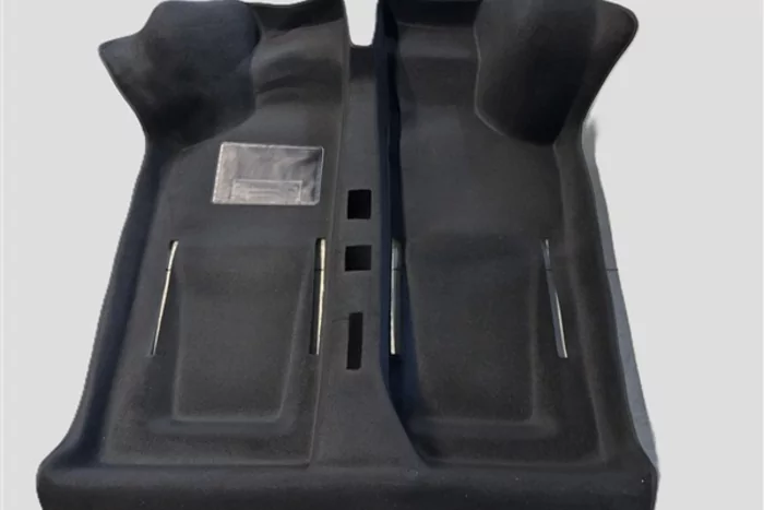 Tapijt 1-delig zwart A-kw Fiat500 - Fiat126