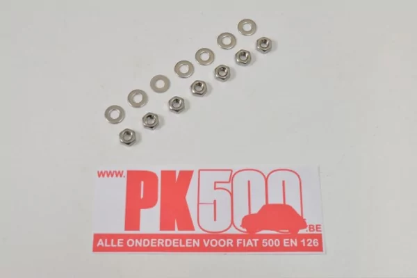 Bevestigingsset vouwdak, inox