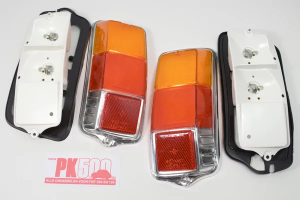 Set feux arrières plat complet sans lampoules Fiat500