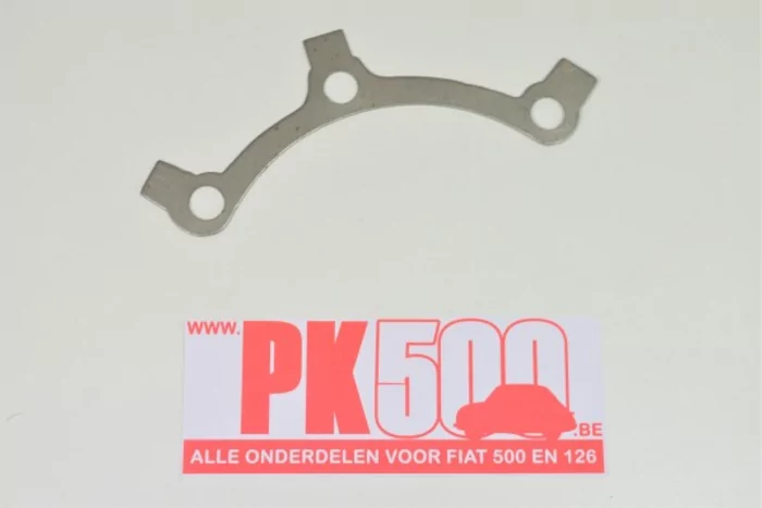 Borgplaatje hoofdlager vliegwielzijde Fiat500 - Fiat126