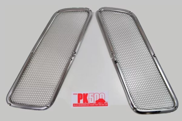 Set prises d'aire alu Fiat500Gia