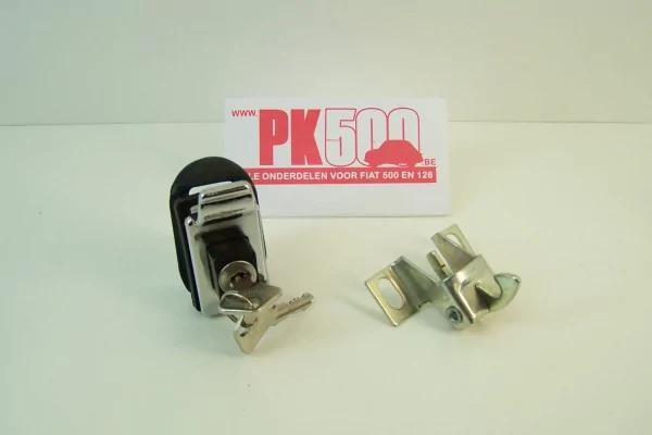 Poignée de capot avec bouton Fiat500