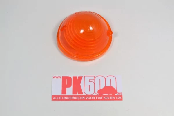 Knipper-/stadslicht oranje GLAS Fiat500