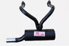 Sportuitlaat Fiat500R - Fiat126 type 2 in 1, enkele pijp