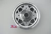 Set alu jantes, M.Miglia, 4,5x12, incl.boulons, argent