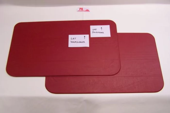 Set panneaux porte rouge amalfi Fiat500F