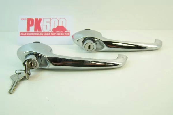 Deurkrukken met slot Fiat500FLR