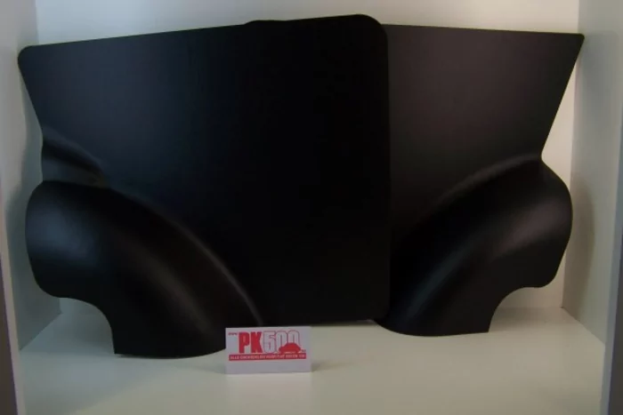 Set achterpanelen zwart Fiat500FR