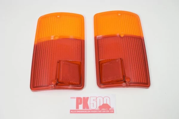 Jeu verres feu arrières Fiat126 (1e série)