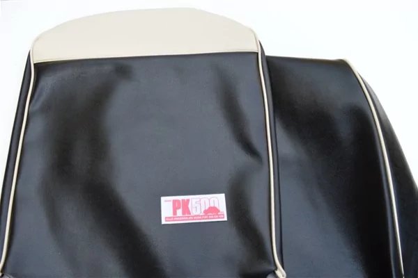 Jeu de housses de siège noir bi-colore Fiat500F
