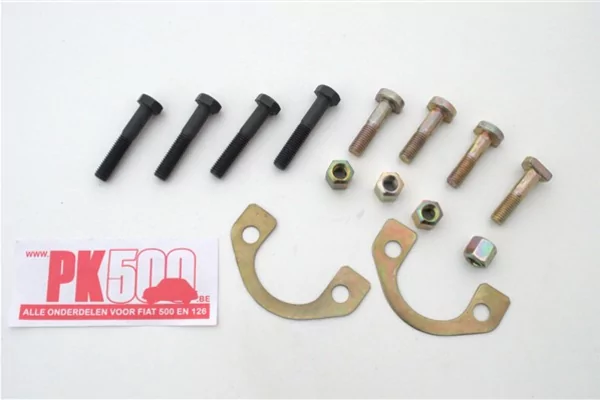 Set boulons, incl.plaquettes pour collecteur Fiat500 - Fiat126