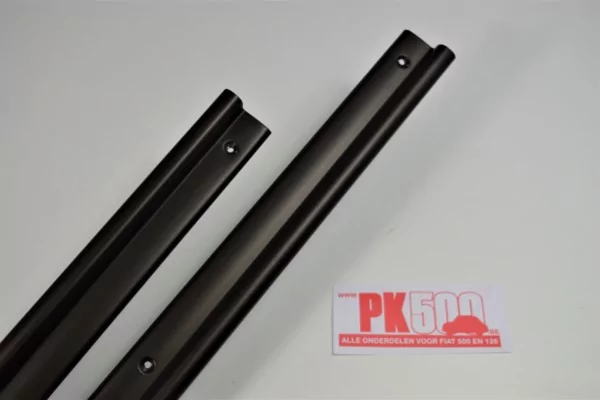 Dorpellijstenset binnen, zw.geanod.aluminium Fiat500FLR