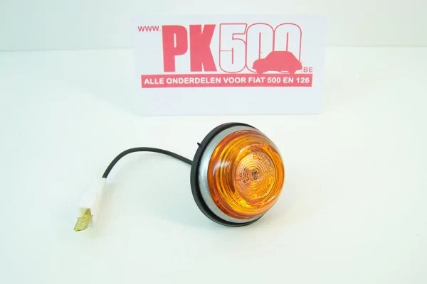 Knipperlicht spatbord oranje Fiat500FLR