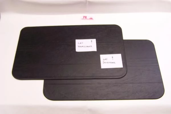 Set deurpanelen zwart Fiat500R